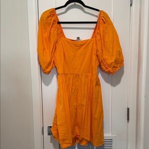 a new day Vibrant Orange Dress